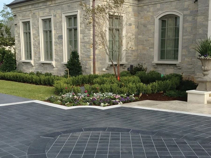 Black Sandstone For Walkway