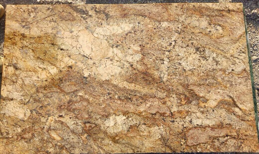 Alaska Gold Granite Slab1