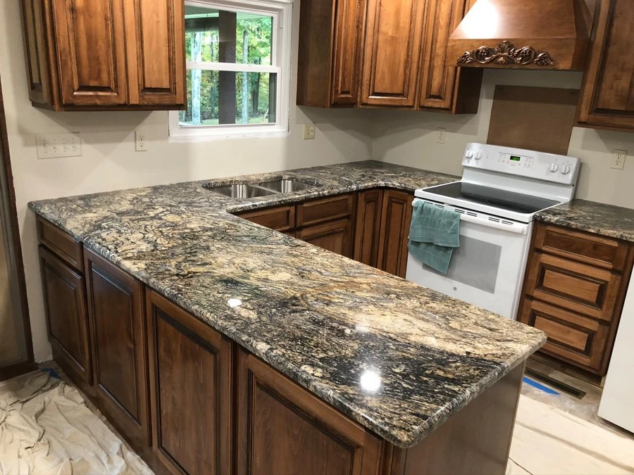 Stormy Night Granite Kitchen