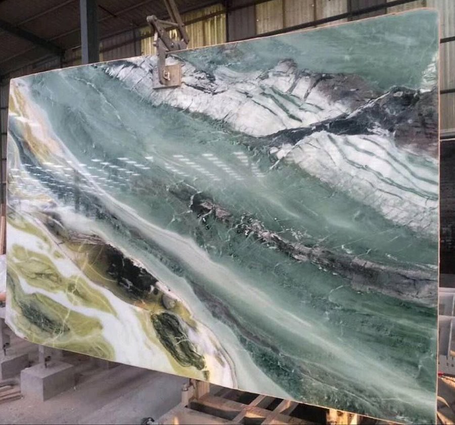 Dreaming Green Marble Slab