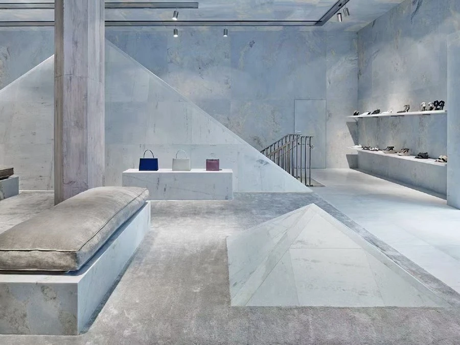Blue Fantasy Marble Interior Wall